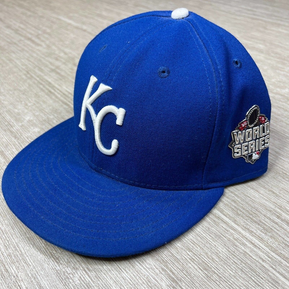 Kansas City Royals Hat 7 3/4 New Era 59Fifty 2015 World Series Champions Cap